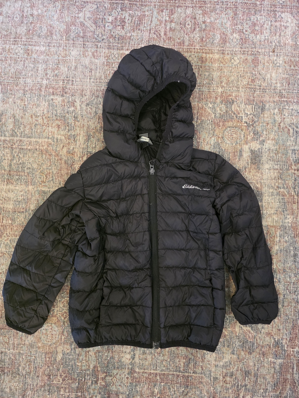 Eddie Bauer Toddler 4t Hooded Packable Puffer Jacket - Black